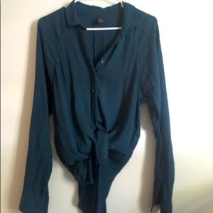 Blue PrAna shirt in size small.